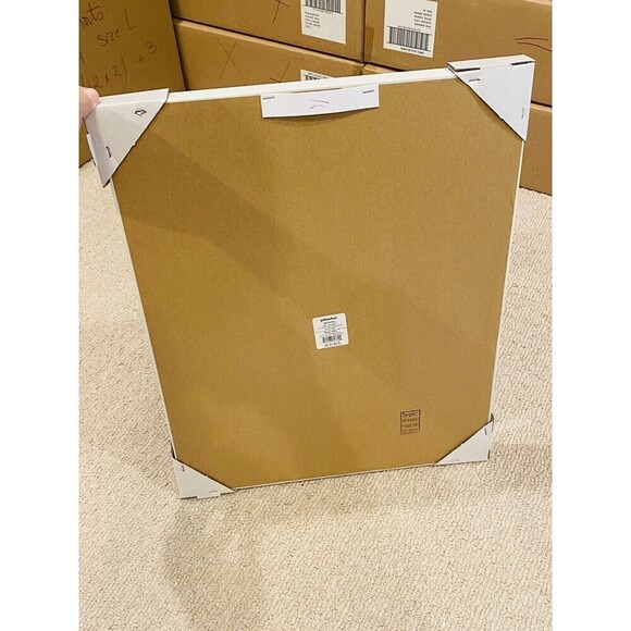 Be-you-tiful Screen Printed Glass Art Pillow fort wall frame white and black - Picture 5 of 7